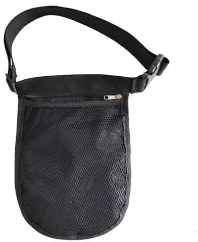 MiOYOOW Tennisball Hüfttasche, Verstellbarer Tennis Pickleball Halter, Atmungsaktive Ping-Pong Gürteltasche für Golfsport, Radfahren