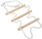 Alipis scala di corda sospesa Attrezzature per esercizi Accessori per la casa degli alberi corda da arrampicata per corda della scala di legno Beige