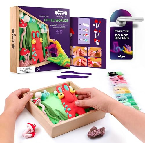 OKTO Mommy Troll/Air Clay Kunst im Holzdekor