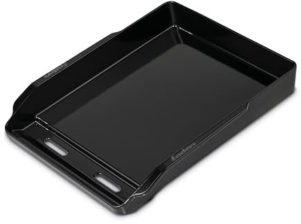 Enders® Plancha Uniq Pro Gusseisen, Plancha-Grillplatte, integrierte Fettrinne, hoher Rand, Seitengriffe, Grill-Zubehör, BBQ Plancha, Gasgrill, B43 x T48 x H7 cm, #7798, Schwarz