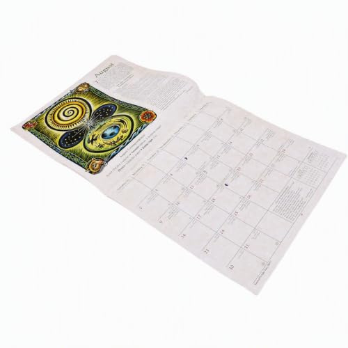 SENECESLI Hexenkalender 2026 für Büro oder Zuhause, Beschichtetes Papier, Astrologischer Hexenplanerkalender mit Zauberritualen, Mondphasen