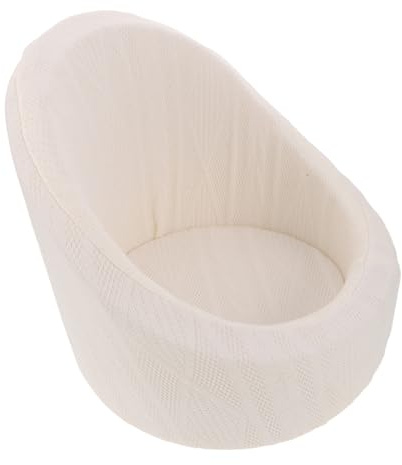 Neugeborenen Fotoshooting Sofa Weiß Rund Leichte Stützhilfe | Studiofotografie und Fotoshootings, Kompaktes Kleiner Sofa, Weiches Foam Cotton mit Chemischer Faser