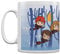 Harry Potter Kawaii Harry Ron Hermione Flying Ceramic Mug Taza, Acrílico, Multicolor, Estándar