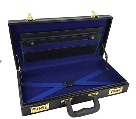 Masonic Regalia Half Case Imitation Leather Hard Briefcase