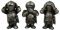 Nemesis Mittelalterliche Figur, Harz, Silber, 22 cm