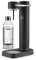 Aarke Carbonator II Wassersprudler (Edelstahl Gehäuse, Soda Sprudelwasser, inkl. PET-Flasche, kompatibel mit CO2 Sodastream Zylindern) Schwarz