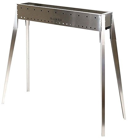 ShopMancini Canalina Cuocispiedini ed Arrosticini Inox Professionale a Carbone - 80 cm
