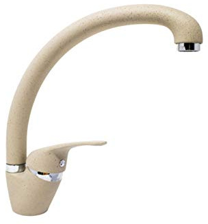 Miscelatore Lavello Monocomando Avena Serie Granito con Canna Alta Habitat