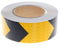 TUKA-i-AKUT 25Mx5cm Reflektierendes Warnklebeband - Hohe Intensität - Pfeil Design - Sicherheit Warnung Reflektorband, Hohe Sichtbarkeit Ausrichtung Aufkleber, Pfeil Gelb/Schwarz, TKD5030