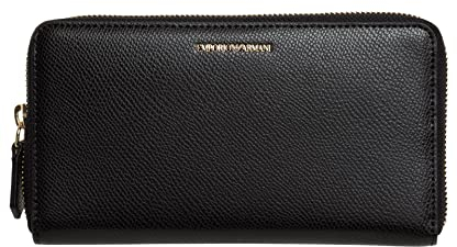 Emporio Armani Y3H168 YH15A Portemonnaie Femme Noir TU