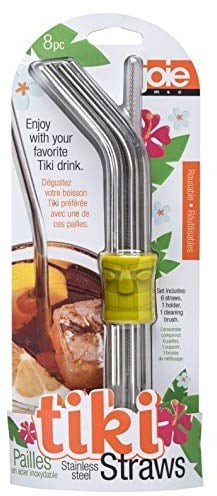 Joie 16155 Straw-16155 Straw, Stainless Steel, Green