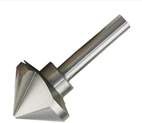 KATSU Kegelsenker Satz 90 Grad HSS 6542 Senkbohrer 60mm 3-Nuten-Fasenschneider Bohrer für Holz-Stahl-Metall-Werkzeugmaschinen, Positionierbohrer-Fräser 12740627