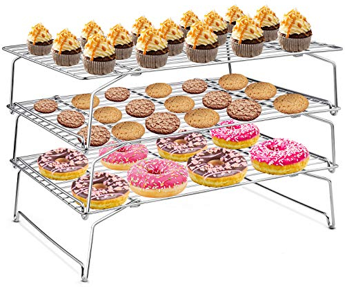 HaWare Grille de refroidissement en acier inoxydable à 3 niveaux.