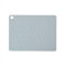 OYOY Living Design 2er Set Platzset/Tischset abwischbar aus 100% Silikon Hell Blau - für Erwachsene und Kinder - Doto Placemat Rechteckig 45x32 cm rutschfest Abwaschbar