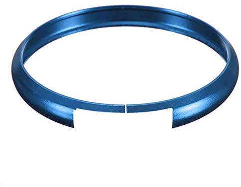 Hallenwerk Schlüsselring ERSATZRING ALU Ring Kompatibel mit Mini Autoschlüssel Schlüssel (Dunkel BLAU (Art.N:. KS32C)