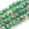 OLYCRAFT 70pcs 6~8mm Or Sable Lampwork Perles Verre à la Main Ronde Perles en Vrac pour Chapelet Fabrication de Bijoux Artisanat avec Trou 2mm - Vert