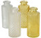 Boltze 2019332 Panja Vase 14 cm 4tlg. gelb (1 Set)