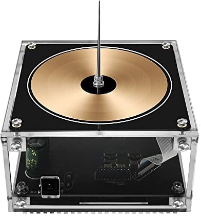 Weytoll Version BT Mini Tesl Bobine Music Tesl Coil, Electric Power Wireless Transmission Model, arc long électrique, générateur de fréquence d'allumage 10 cm