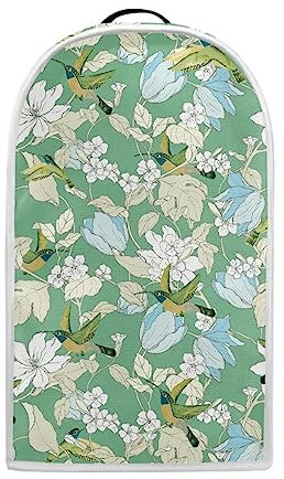 TOADDMOS Hummingbird Floral Print Blender Dust Cover for Stand Mixer Stain Resitsant Kitchen Accessories with Top Handle Washable