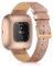 Tuocal Cinturino in pelle compatibile con Fitbit Versa 2 Cinturino Fitbit Versa Cinturino in pelle morbida di ricambio per Fitbit Versa/Fitbit Versa 2 Uomo Donna Glitter Oro rosa
