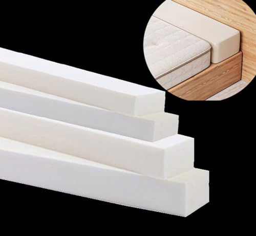 MOTTK Queen-Size-Bett-Matratzenkissen, Lückenfüller, Polsterung, fester Schaumstoff, Bett-Lückenfüller, Einzel-/Doppelbett-Matratzenverbinder, Memory-Schaum-Stuhlauflage (140 x 8 x 10 cm)