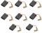 8 Pzas Escobillas de Carbono,para Motor de Amoladora Angular(16x11x5mm) CB325/194074-2 Compatible con Makita 9553NB 9554NB 9555NB 9556NB 9557NB HR2630 HR2230 HR2460 HR2470 HR2470T