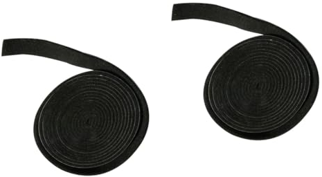 Sosoport 2rollen Hochtemperaturbeständige Gasket Smoker Dichtung Selbstklebender BBQ Schutzstreifen Für Outdoor Camping Installieren Hitzebeständig Schwarz Für Grills Und Öfen