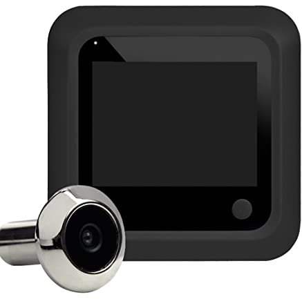 Kochenty Telecamera per Spioncino per Porte, Spioncino per Visori per Porte, LCD Digitale Grandangolare 90° da 2,4 Pollici per Porta D'Ingresso per Porta D'Ingresso 'Appartamento Casa