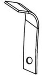 8PZ ZAPPETTA STAMPATA PER MOTOCOLTIVATORE RTT2-2C LONCIN TM60 - sx