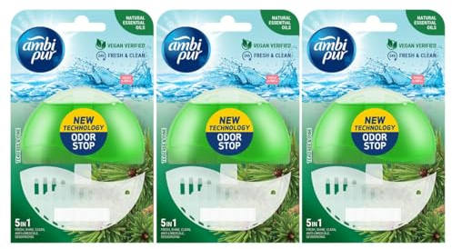 Ambi Pur Starterkit Tea Tree & Pine 55ml - WC Duft (3er Pack)