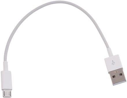 antianzhizhuang Câble micro USB court de 10,2 cm vers micro USB - Câble de synchronisation de données de charge rapide pour téléphone portable - Câble USB court vers micro USB