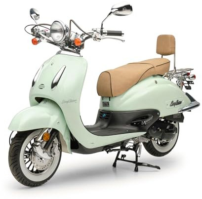 Motorroller Retro Roller EasyCruiser Eco Mint 50ccm 25 kmh Mofa Scooter