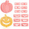 Kiiwah 17 Pcs Halloween Keksausstecher Set, 3D KüRbis Ausstecher Ausstechformen Pumpkin Cookie Cutter PläTzchenform Kinder für Früchte Backen Dekorationen