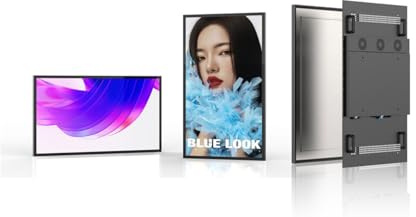 World Trade Display 75 Touch Screen Outdoor Monitor Hight Brightness – WTD WINK Series Wall Mount Super Slim All-in-One, PCAP 10-Point, Full HD 1920x1080, 3000 nits, Android