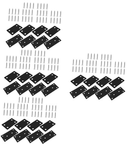 iplusmile 4juegos Placas De Reparación Inoxidable De Soportes Para Muebles y Gabinetes Inclusión De Instalación y Refuerzos De Esquina