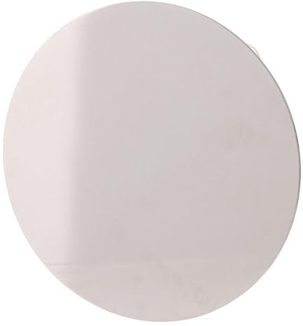 Holyart Piattino portacandele Acciaio inossidabile lucido Tondo d 10 cm