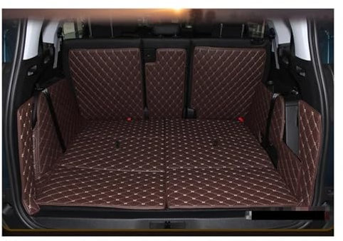 Bandeja Maletero para Peugeot para 5008 2019-2017 7 Asientos Alfombras Impermeables Botas Revestimiento Carga Esteras Maletero Coche Revestimiento Maletero Funda Maletero Coche