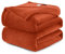 WAVVE Kuscheldecke Flauschig Decke Fleecedecke - Sofadecke Orange 220x240 cm Wohndecke Couchdecke Weich, XXL Groß Decke Sofa Leicht
