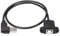 Kueohse USB 2.0 B Male to USB B Female Socket Printer Panel Mount Extension Cable 50cm