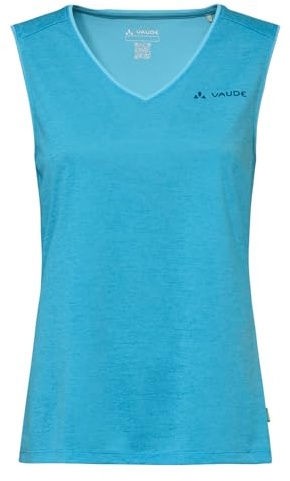 VAUDE Essential Top Damen, schnelltrocknend – Aqua – Gr. 46