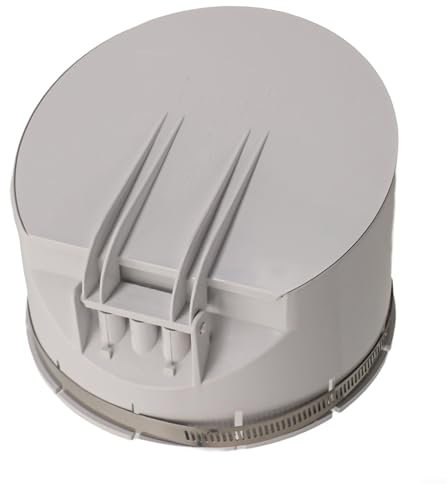 Couvercle de vidange de sol en PVC avec clapet anti-odeur réglable pour balcon, jardin, système de drainage extérieur, filtre de tuyau d'eau de pluie blanc (160 mm)