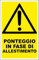 M-ITALY CARTELLO SEGNALETICO - PONTEGGIO IN FASE DI ALLESTIMENTO - Adesivo Extra Resistente, Pannello in Forex, Pannello In Alluminio (Plastica, 20x31 cm)