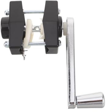 KONTONTY Manivela para Sombrilla de Patio F Tipo de Hierro, Accesorio de Repuesto sin Cuerda, Brazo del Mango Resistente para Reparación de Sombrilla de Exterior, Compatible Toldos y Jardín