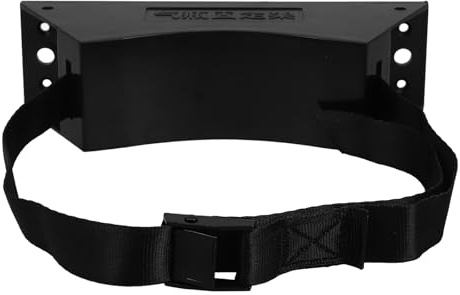 WEKADRIN Support Mural pour Bouteille de Gaz 40labs Noir en Plastique, Support Cylindrique Mural pour Cylindre de 40 Litres Propane ou Oxygène, Fixation Sécurisée pour Usage Industriel