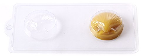 4 cavité en relief Coquille Saint Jacques Savon/Bombe de bain Moule Moule G14 X 10