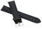 MARCHEL Lederarmband 18 mm LR-40 Schwarz-Blau Echtleder Uhrenarmband