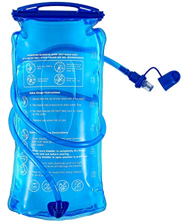Poche Hydratation 3L Grand réservoir d'eau à Ouverture de 3 litres, étanche à l'eau Militaire, Sac de Rangement pour vélo