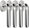 Edelstahl Fenstergriff Sets 4 x FG Star II Bicolor L-Form V2A Fensterbeschlag