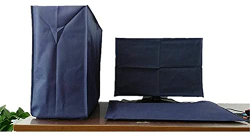Zhuidream 3 Stück Set CPU Staubschutzhülle, Computer Staubschutzhülle für Desktop PC CPU Tower Protector, Monitor + Tastatur + Computer Host PC Staubdichte Computerabdeckungen Fall