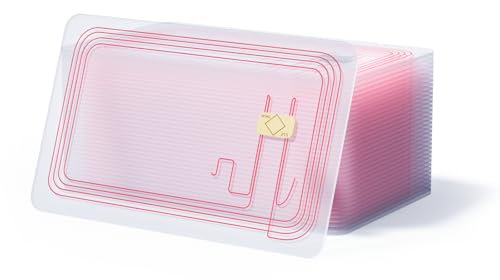 30 Stück NFC Karten NTAG215 NFC Chip Transparente NFC Tag Karte NFC Tags Programmierbar,Kompatibel mit TagMo und Amiibo,für Alle NFC-Fähigen Smartphones